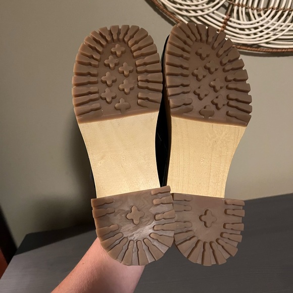 MIA Elsa Leather And Wood Clogs NEW - Picture 9 of 9